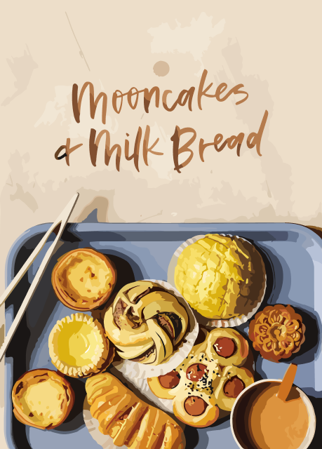 Cover of Mooncakes and Milk Bread